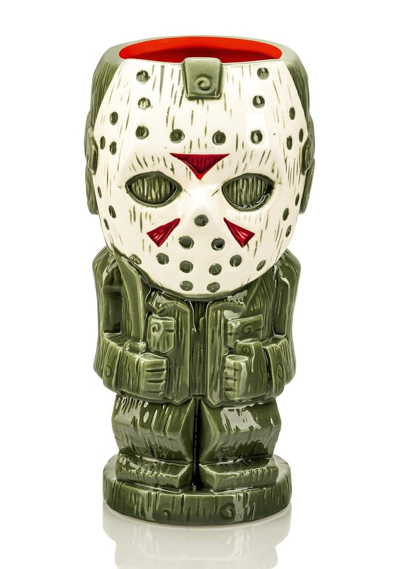 Friday The 13th Geeki Tikis Jason Voorhees Mug | Official Horror Collectible Tiki Style Ceramic Cup | Holds 26 Ounces - Image 1